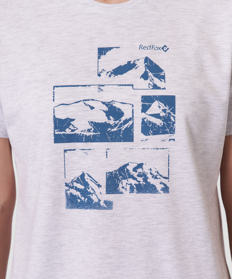 Футболка Sl Женская (L, 7000/св.серый, , , , , )