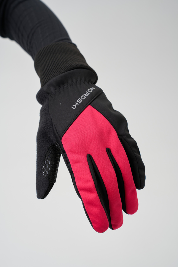 Перчатки Nordski Motion Black/Pink WS (9-M, Black/Pink, , , , , )