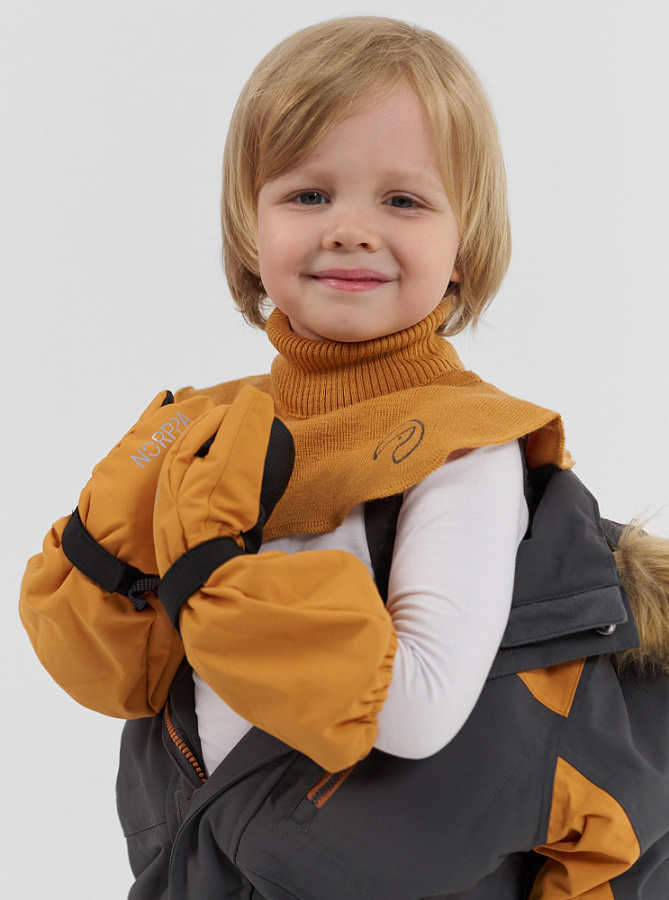 *100466 Рукавицы детские KOMITO (2/4, 129 арахис, , , , , )