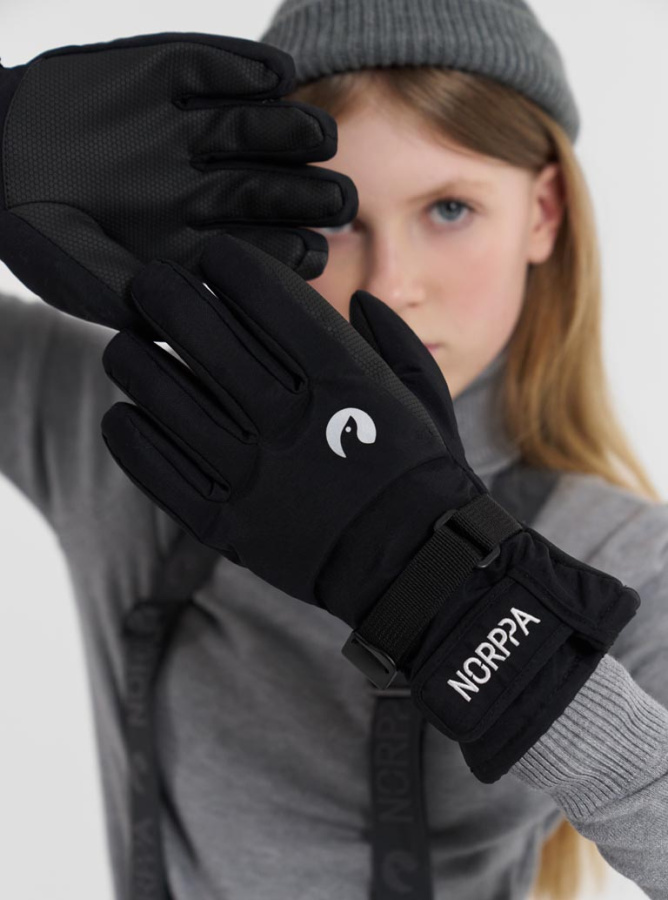 *100465 Перчатки детские KOMITO (5, 060 чёрный, , , , , )