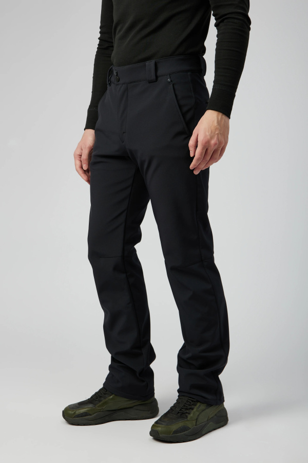*Брюки 24-24902 Soft Shell муж. (48, 10 Черный, 176, , , , )