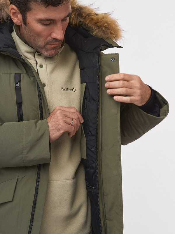 Куртка пуховая Nanook III Мужская (XXL, 3100/т.оливковый, , , , , )