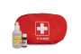  гермоаптечка first aid transparent (красный)