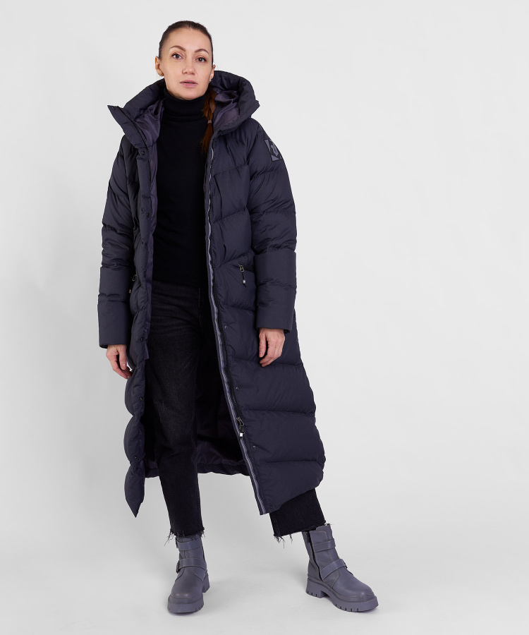 Пальто пуховое Ester VI Женское (XS, 9000/графит, , , , , )