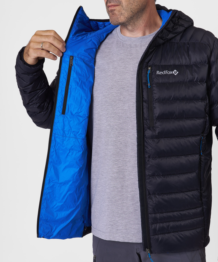 Куртка утепленная Quasar III Мужская (XL, 1082/черный/синий, , , , , )