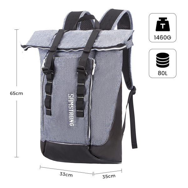 SAMSTRONG b0369 casual backpack рюкзак (серый)