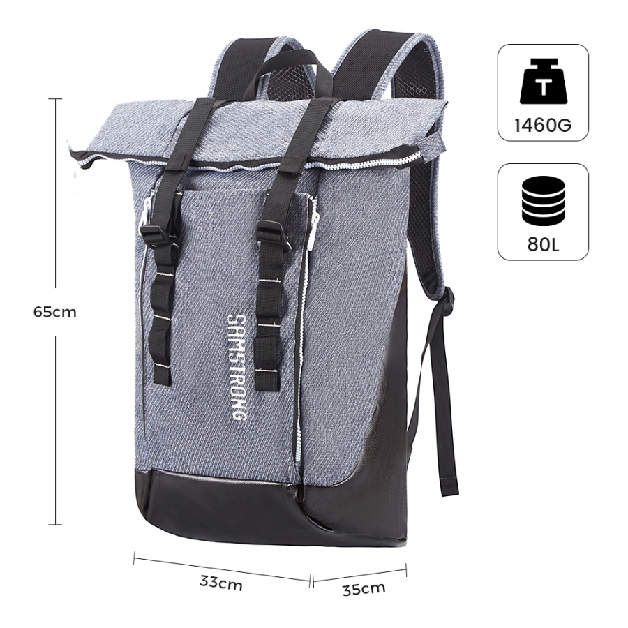 B0369 CASUAL BACKPACK Рюкзак (синий)