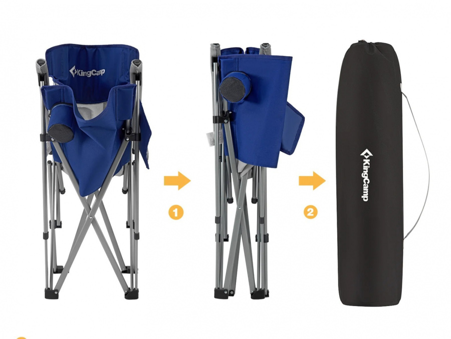 3825 Hard Arm Chair кресло скл. cталь (59х83х95см, черный-серый )