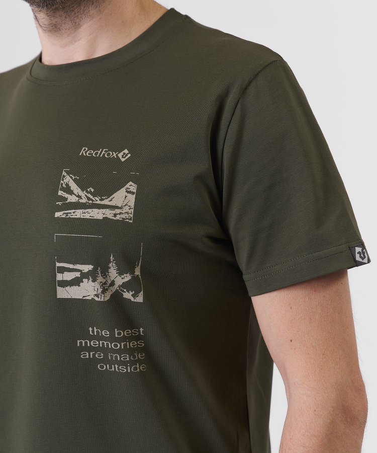 Футболка Memory Мужская (XXL, 4100/хаки, , , , , )