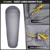 SHEET LINER MUMMY PLUS вкладыш в спальный мешок (серый)