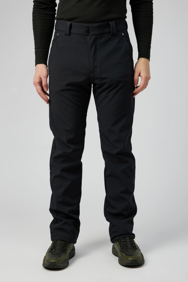 *Брюки 24-24902 Soft Shell муж. (48, 10 Черный, 176, , , , )