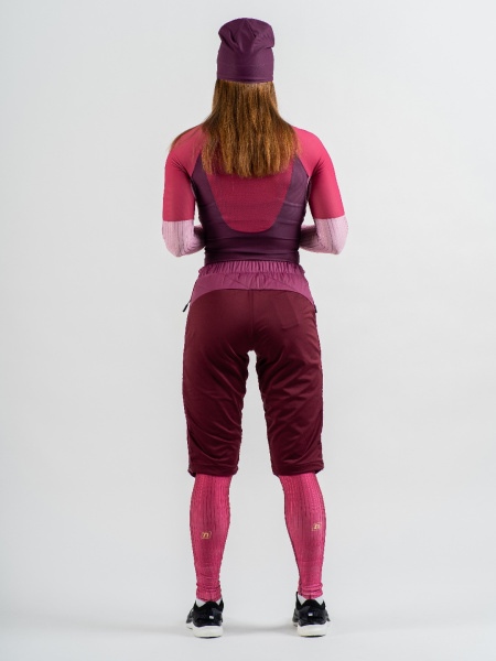 *Шорты NONAME SKI SHORTS 24 WOS WINE RED/DK RASBERRY (4-S, WINE RED/DK RASBERRY, , , , , )