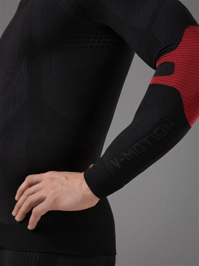 Термокомплект ALPINESPORTS муж. (S, Черный/красный, , , , , )