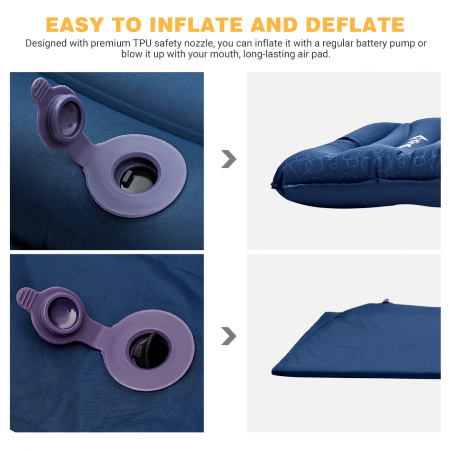 2013 NYBORY 10 коврик надувной (188х63х13, синий)