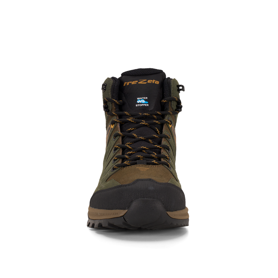 Ботинки THUNDER LEATHER MID WP (42.5, DARK GREEN / HONEY, , , , , )