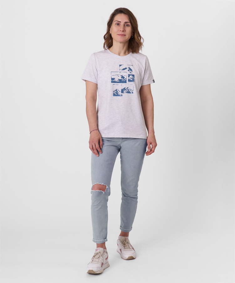 Футболка Sl Женская (L, 7000/св.серый, , , , , )