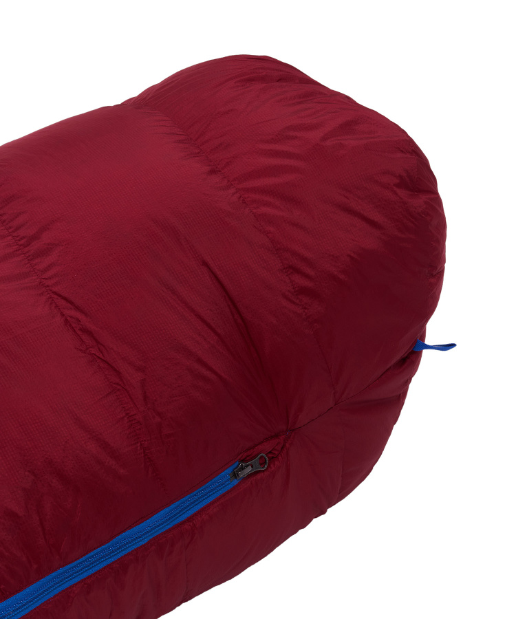 Спальный мешок пуховый Rapid -40C left (Long, 1282/т.красный/синий, , , , , )