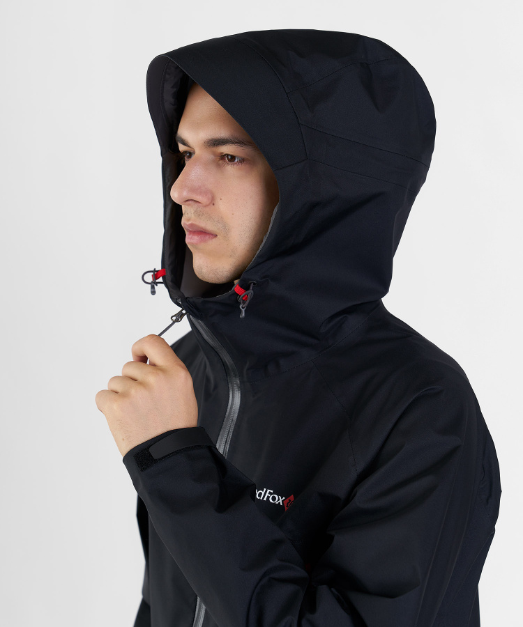 Куртка ветрозащитная Vector GTX V Мужская (S, 1000/черный, , , , )