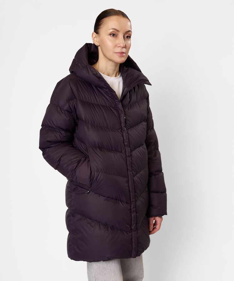 Полупальто пуховое Myst Женское (XS, 2500/бургунди, , , , , )