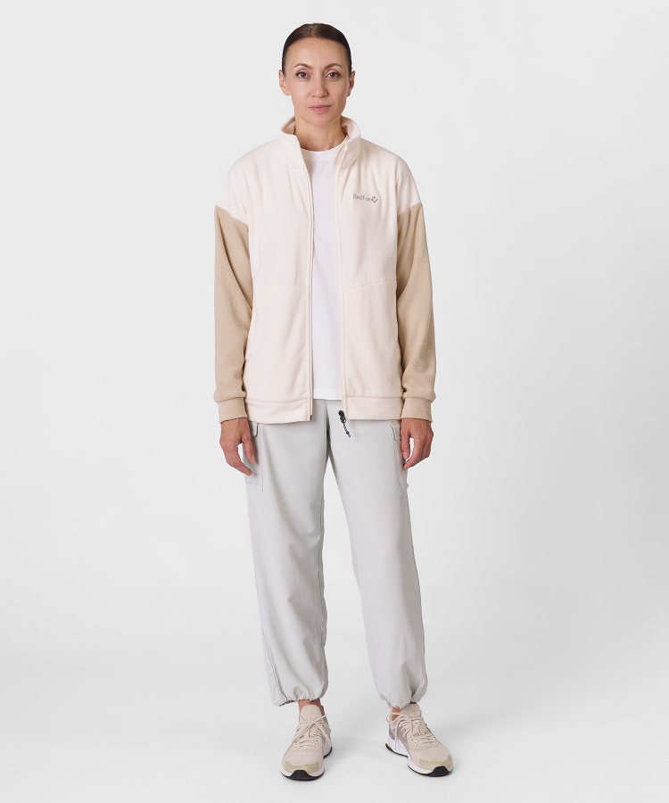 Джемпер Camp Jacket Женский (XS, 8035/белый/бежевый, , , , , )