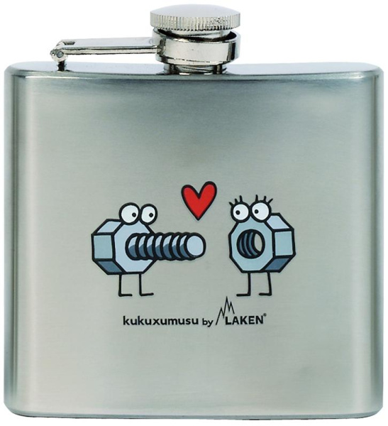 Фляга HIPFLASK Kukuxumuxu KP5-E плоская болт+гайка (, , , 0.15)