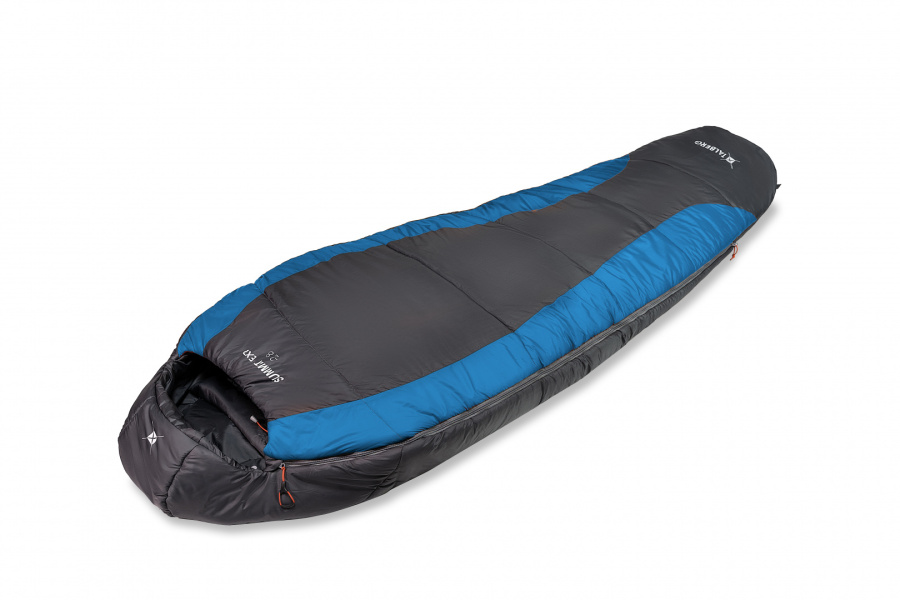 SUMMIT EXP -28°C спальный мешок (-28С, серый/синий правый)