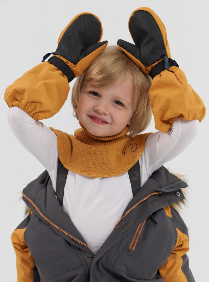 *100466 Рукавицы детские KOMITO (2/4, 129 арахис, , , , , )