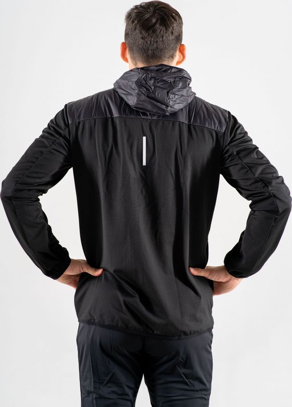 *Куртка NONAME HYBRID RUN JERSEY 23 UX BLACK 2001654-0001 (6-L, Черный, , , , , )