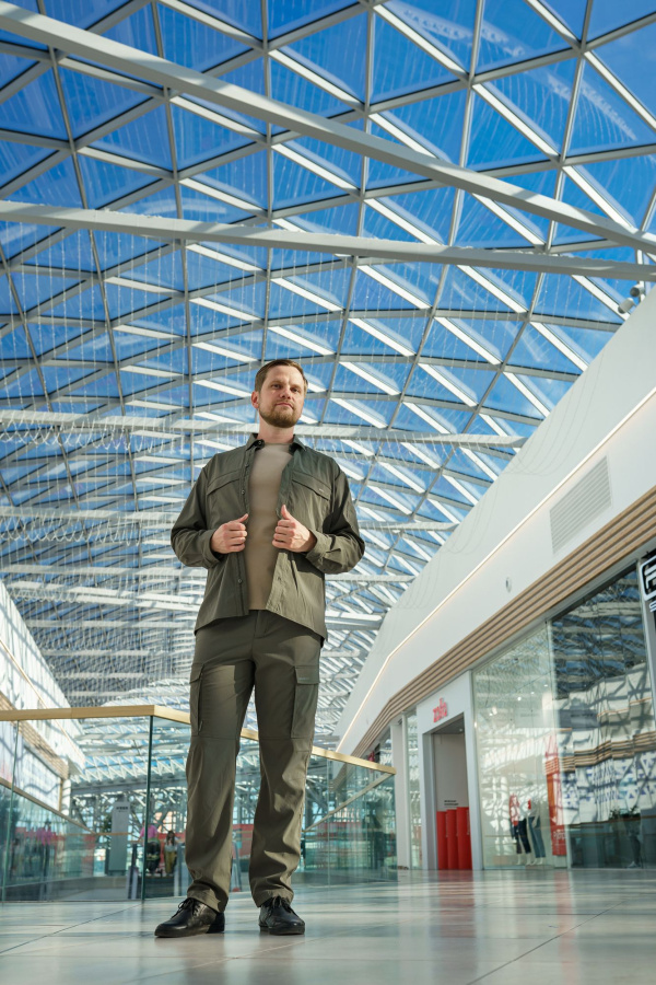 Брюки мужские Дискавери (46/170-176, Олива, , , )