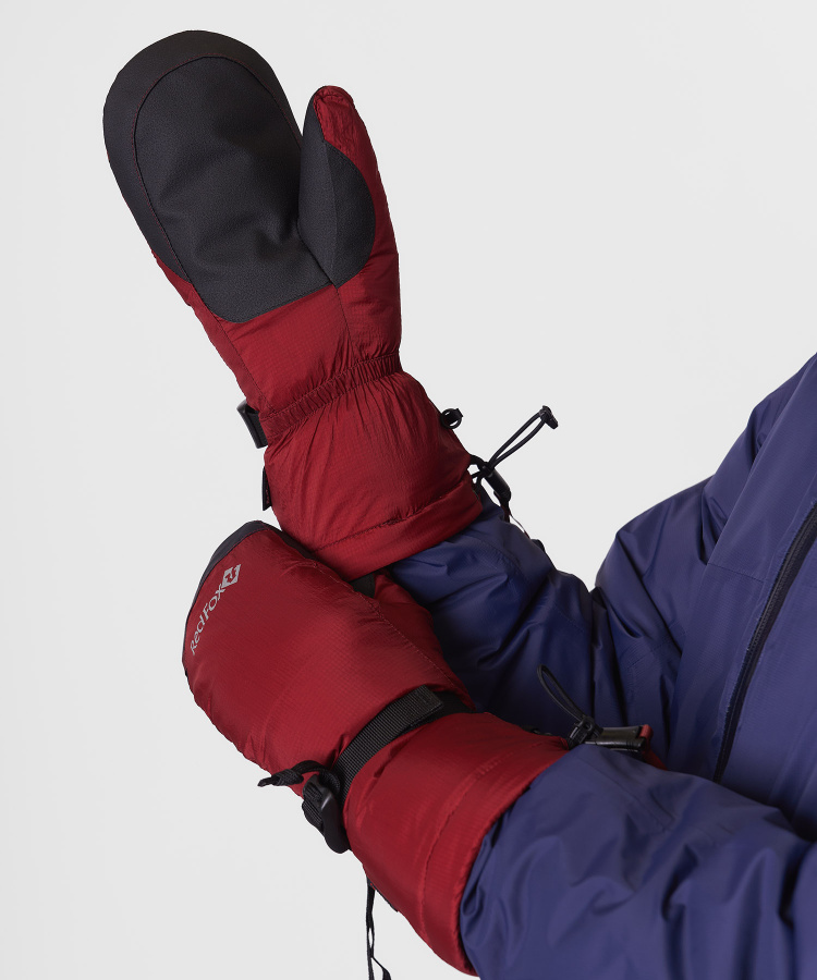 Рукавицы пуховые K2 Extreme II (XL, 1210/т.красный/черный, , , )