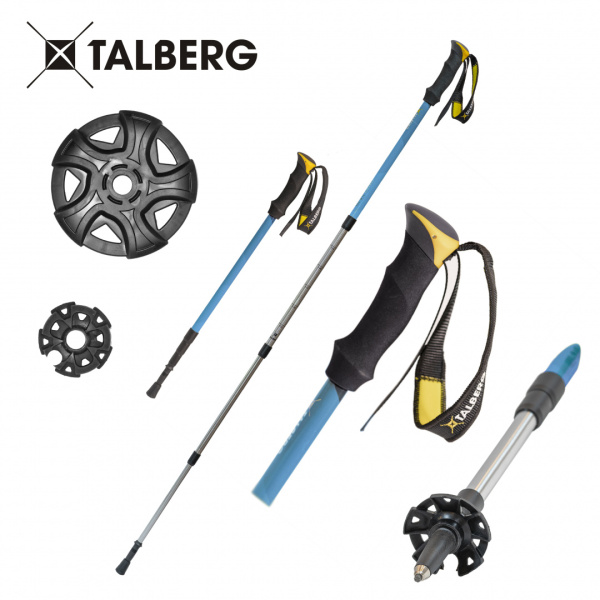 Talberg compact pole палки треккинговые_ (зеленый)