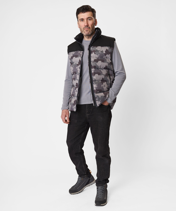 Жилет пуховый Nansen R Мужской (S, J310/принт/черный, , , , , )