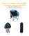 King Camp 3816 moon leisure chair кресло скл. cталь (84х70х80 синий)