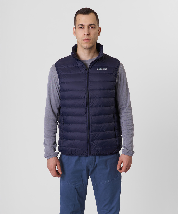 Жилет пуховый Town Мужской (M, 9100/т.синий, , , , , )