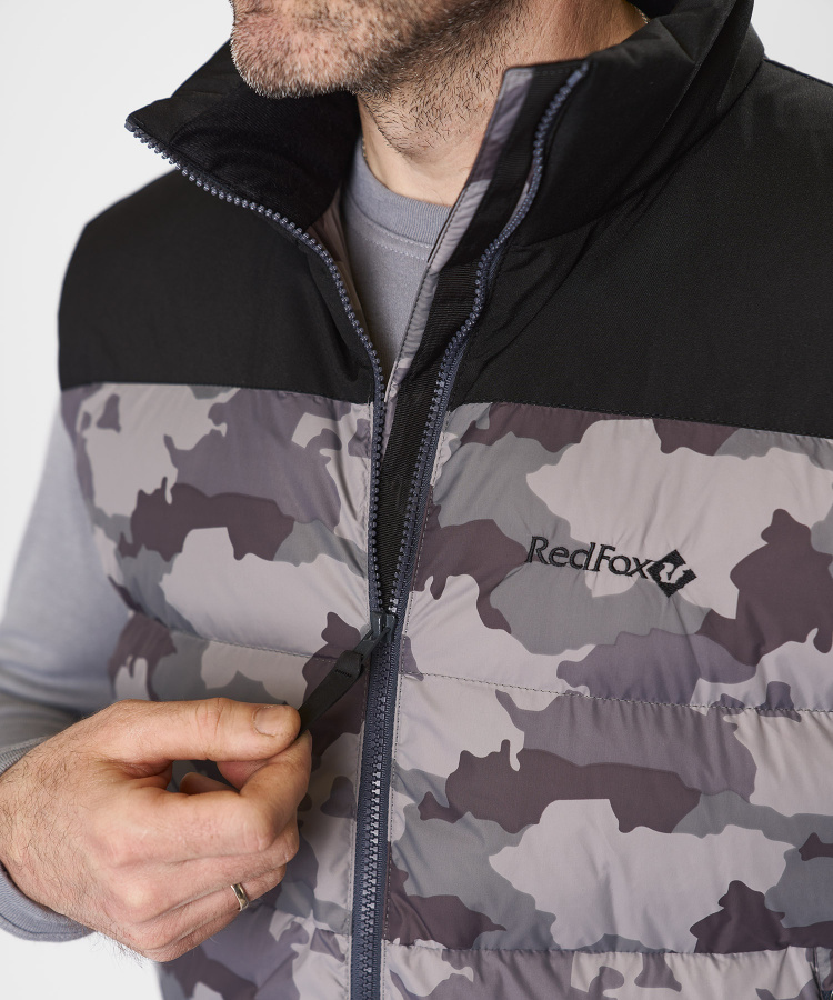 Жилет пуховый Nansen R Мужской (S, J310/принт/черный, , , , , )