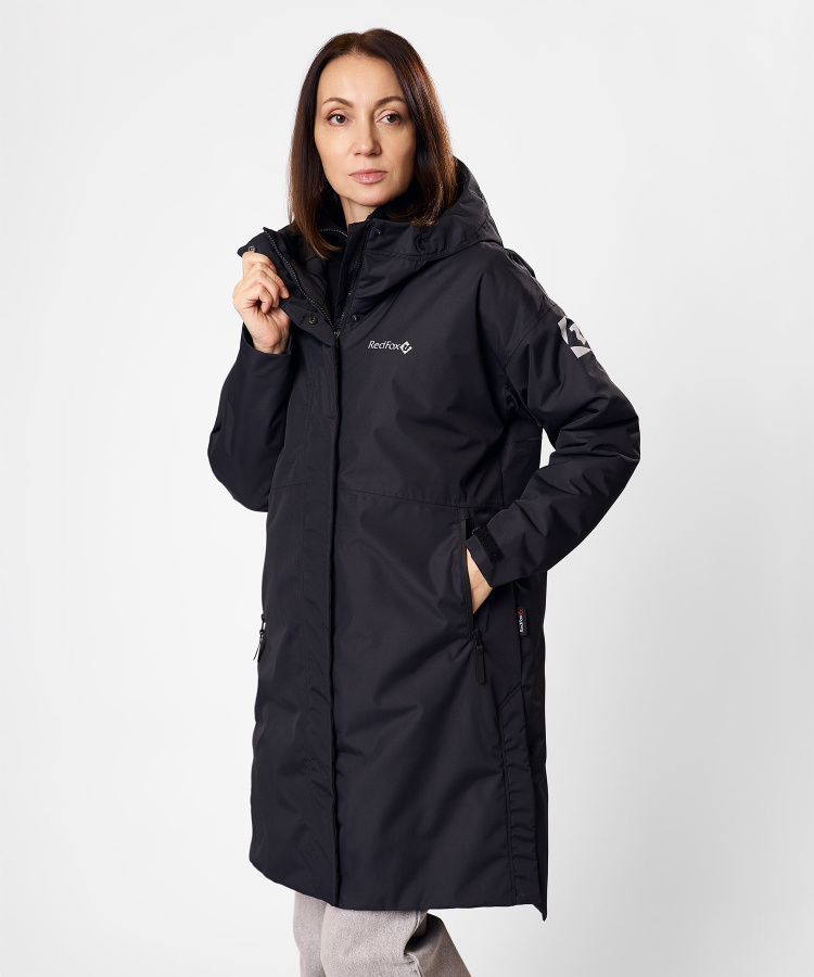 Пальто утепленное Garda II Женское (XS, 1000/черный, , , , , )