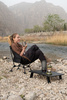 2405 ULTRALIGHT SQUARE LOW CHAIR кресло скл. (черный)