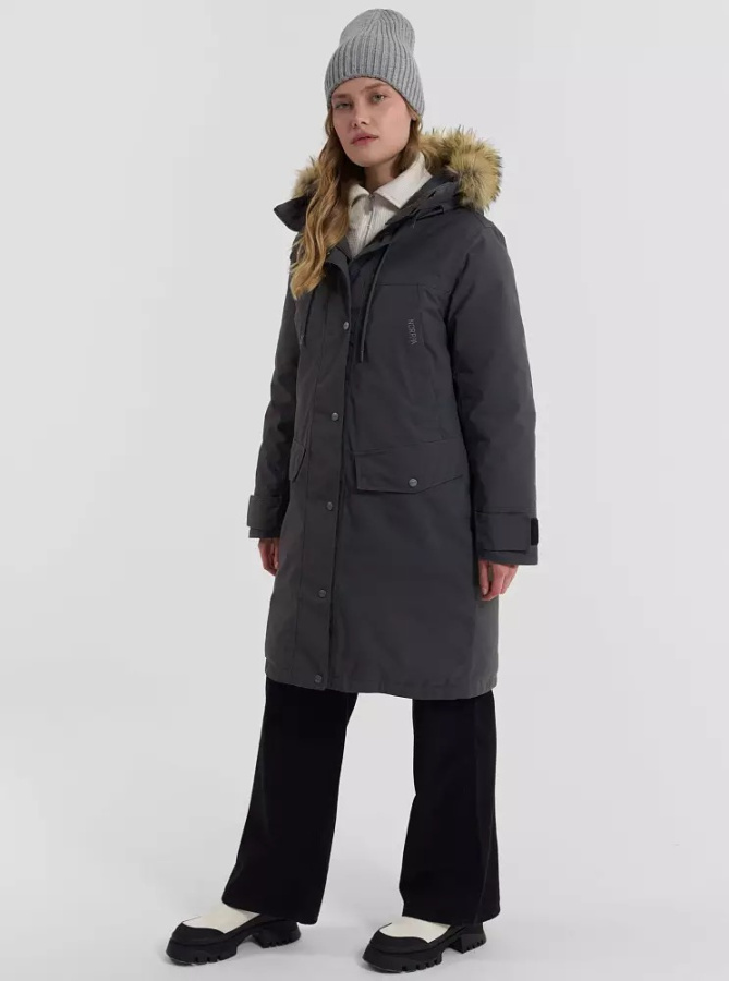 *100410 Куртка женская IREMEL (34, 614 серый гравий, , , , , )