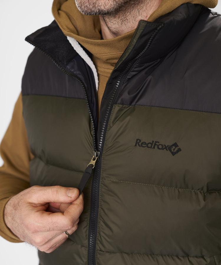 Жилет пуховый Nansen RL Мужской (M, 4110/хаки/черный, , , , , )