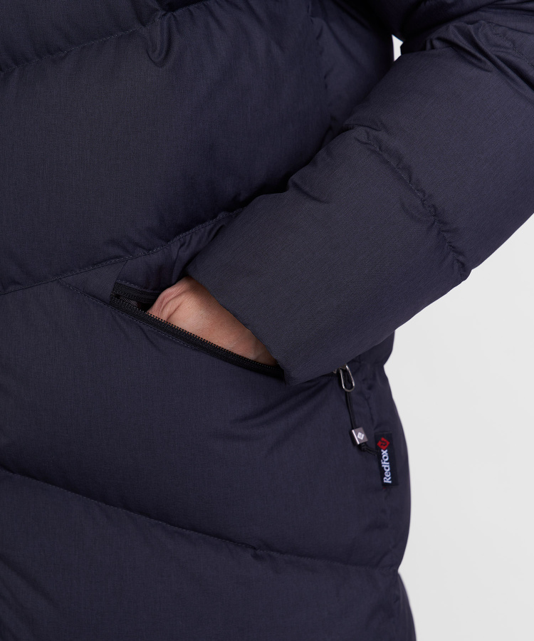 Пальто пуховое Ester VI Женское (XS, 9000/графит, , , , , )