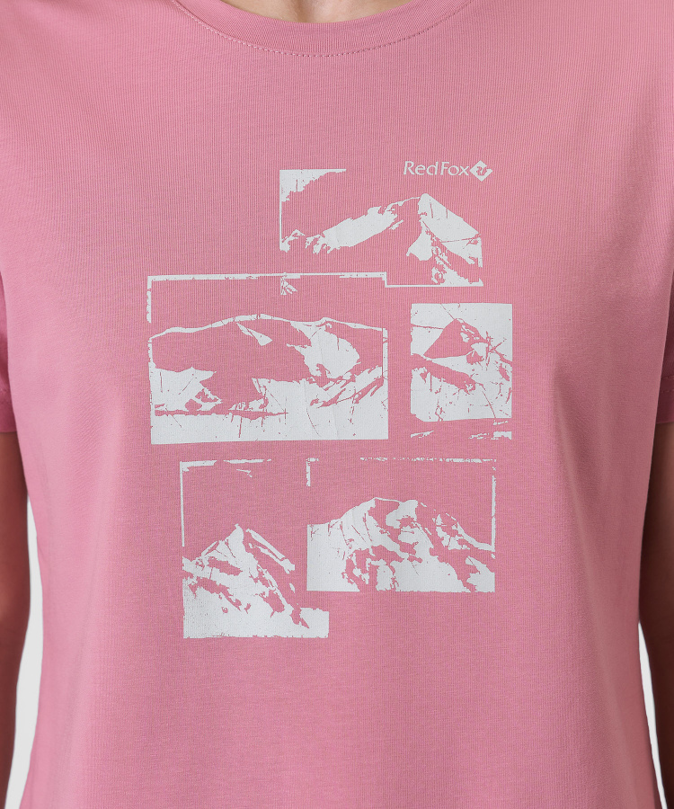 Футболка Sl Женская (M, 1900/coral fusion, , , , , )