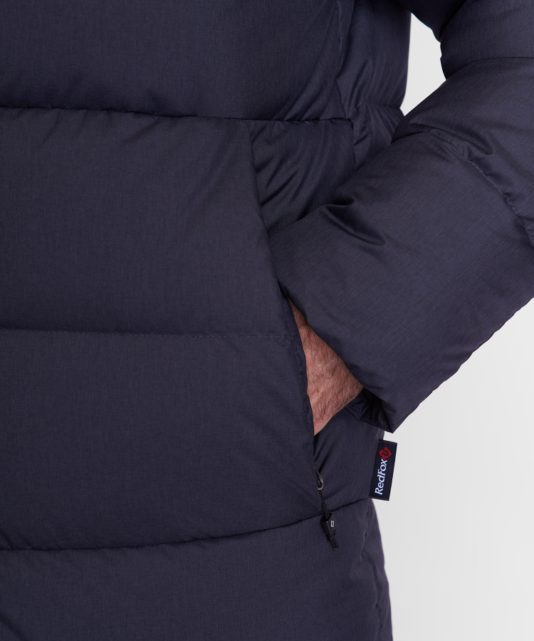 Пальто пуховое Narvik II Мужское (S, 9700/деним, , , , , )