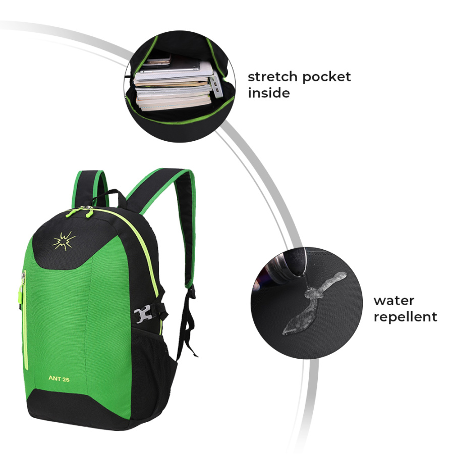 B0209 ANT 25 Рюкзак (25 зелёный-черный)