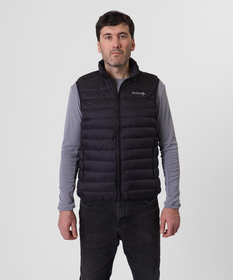 Жилет пуховый Town Мужской (L, 1000/черный, , , , , )
