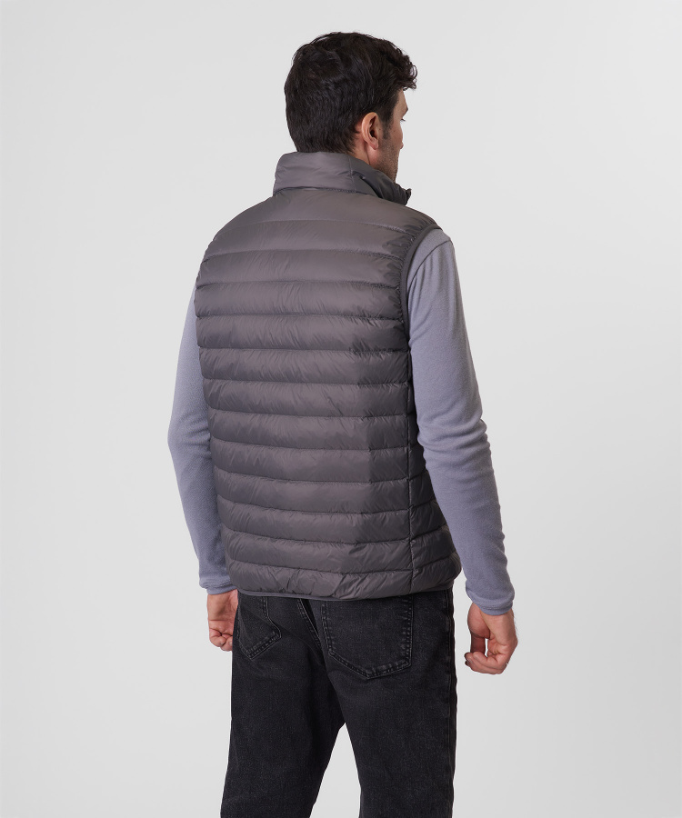 Жилет пуховый Town Мужской (XL, 4000/серый, , , , , )