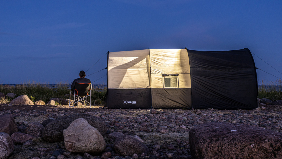 TONNEL PLUS 5 палатка Talberg (серый)