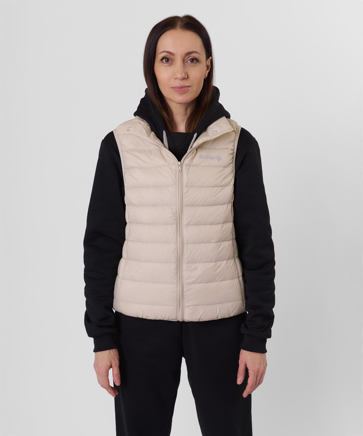 Жилет пуховый Town Женский (L, 8000/белый, , , , , )