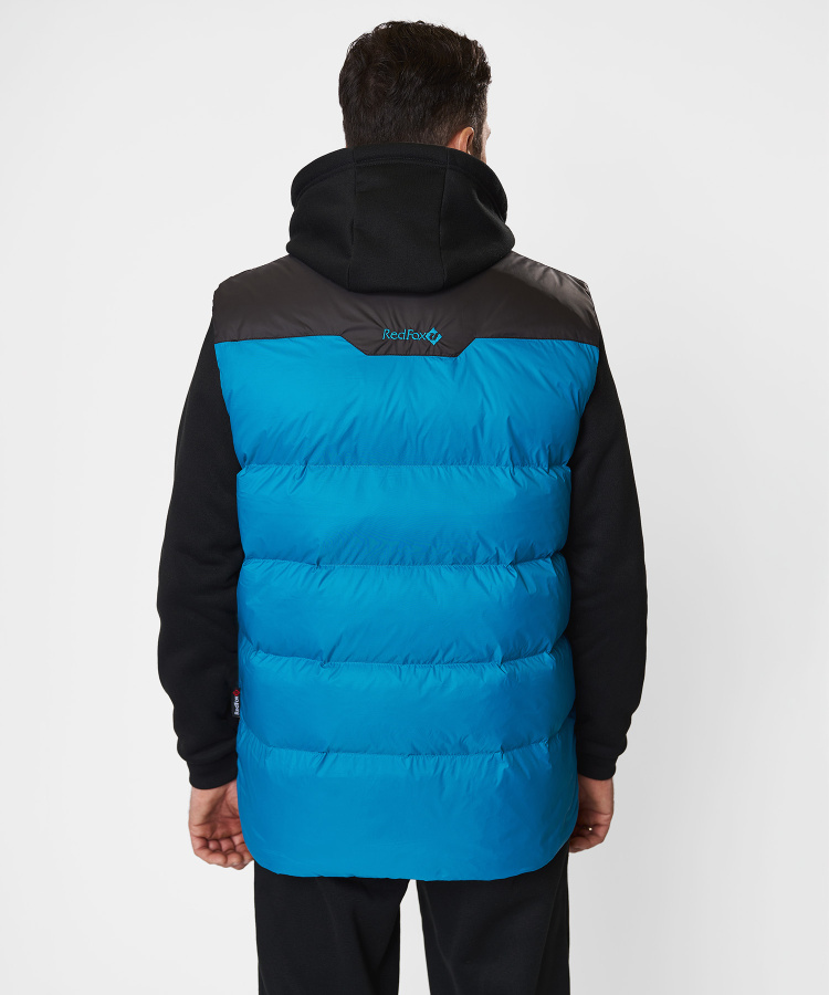 Жилет пуховый Nansen RL Мужской (S, 6910/нептун/черный, , , , , )