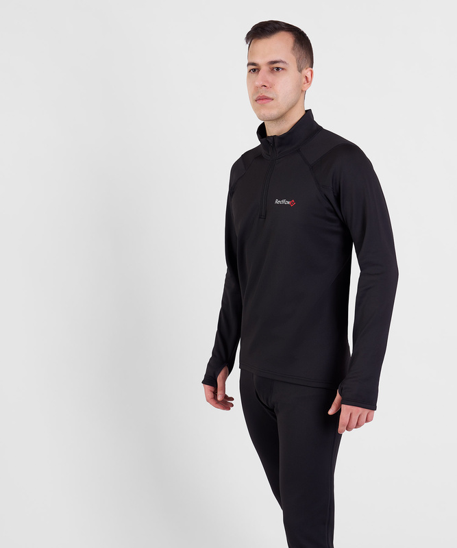 Первый слой фуфайка с длинным рукавом Active Warm II Мужская (XXL, 1000/черный, , , , )
