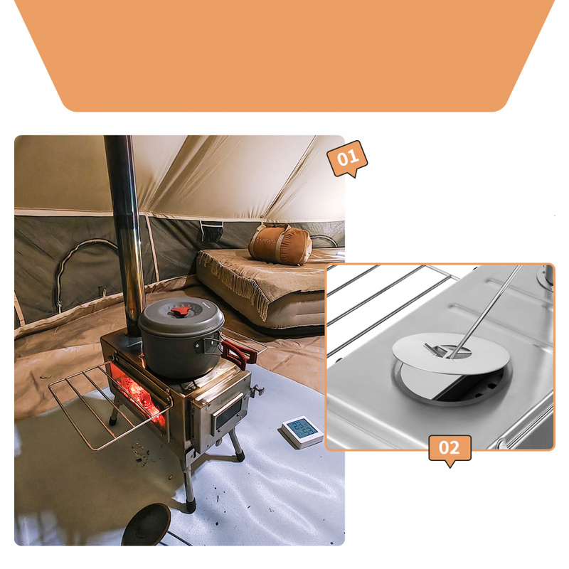 King Camp 2319 hot tent stove печка
